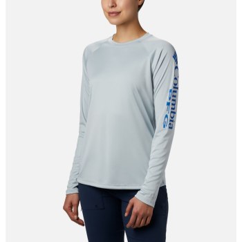 Dámské Mikiny Columbia PFG Tidal II Long Sleeve Šedé Blankyt ZNSKQO358